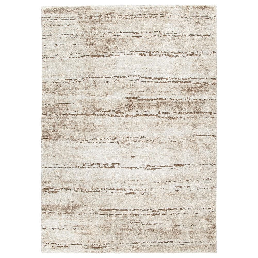 Ashley Kasney 8" x 10" Cream and Brown Area Rug, , large