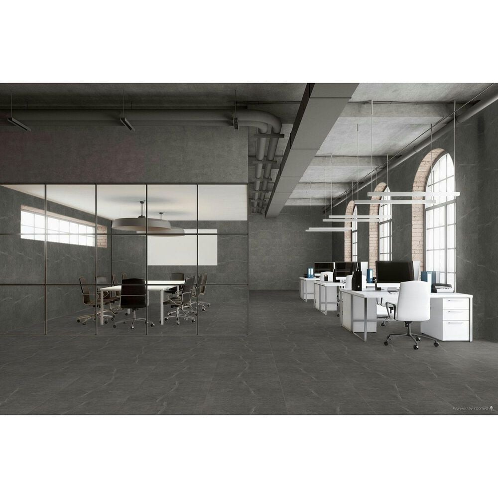 Emser Sterlina II Asphalt 24&quot; x 47&quot; Matte Porcelain Tile, , large