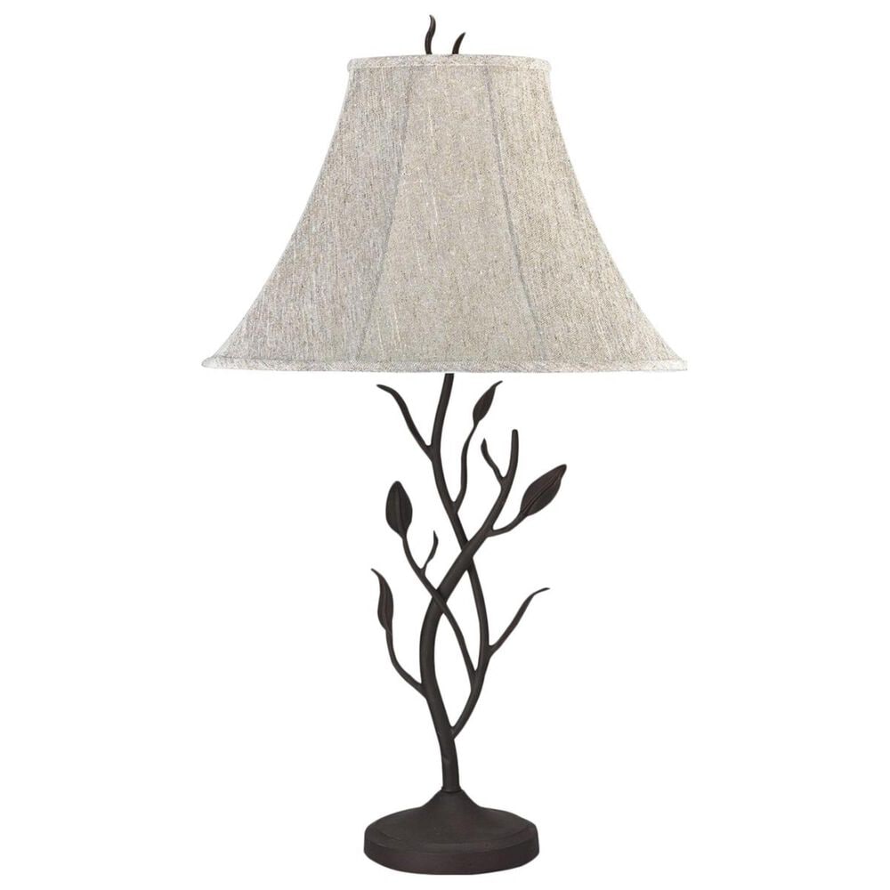 Cal Lighting 3-Way Table Lamp in Black, , large