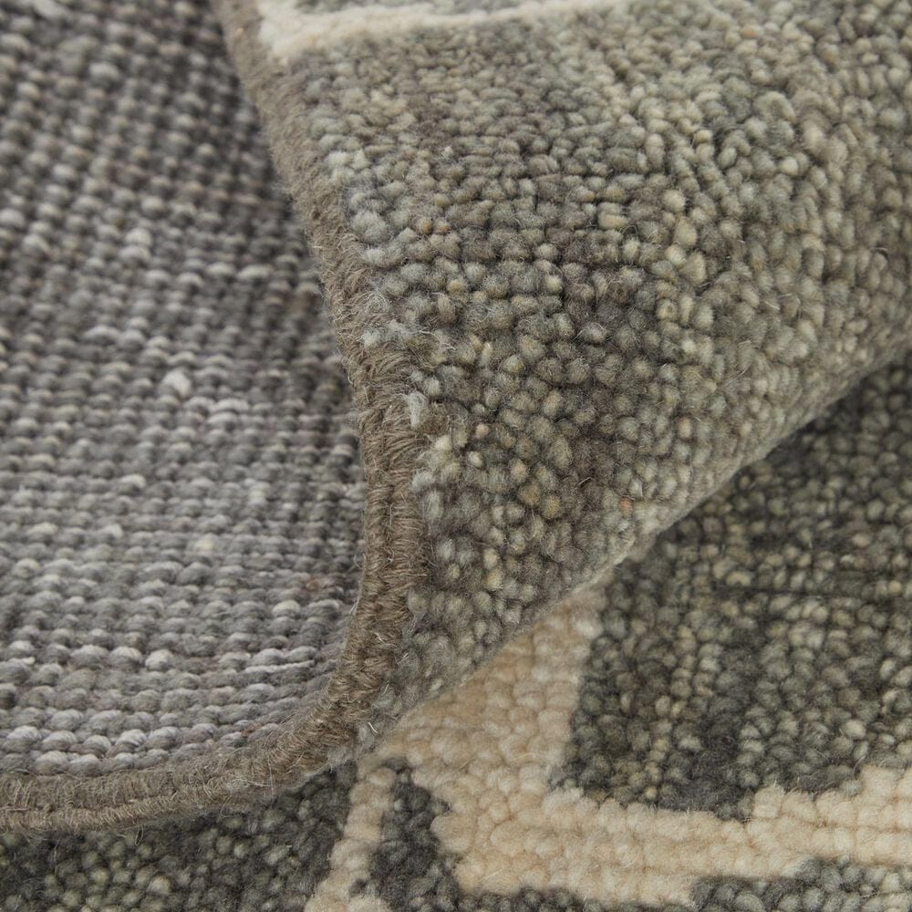 Feizy Sutton 2&#39; x 3&#39; Pewter and Green Area Rug, , large