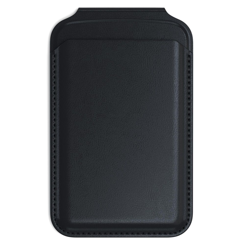 Satechi Vegan Leather Magnetic Wallet Stand in Black, , large