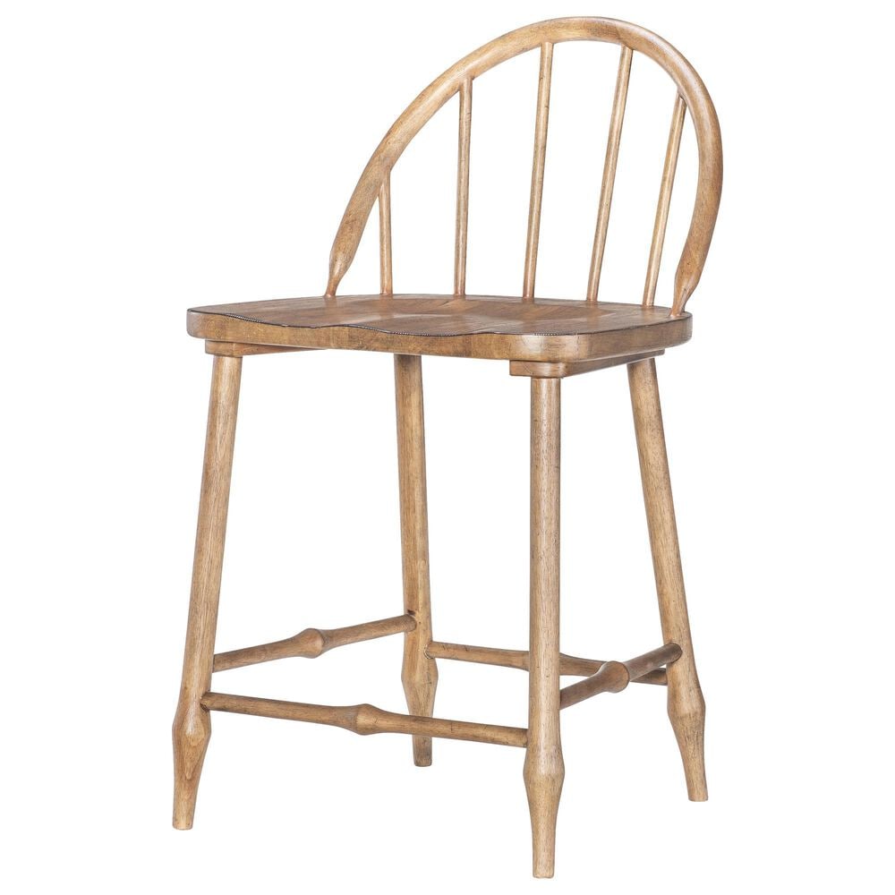 Legacy Classic Vintage Market 7-Piece Counter Height Dining Set in Barnwood Oak and Kettle Black, , large