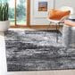 Safavieh Adirondack 8" x 10" Silver and Black Area Rug, , large