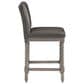 OSP Home Abbott 26" Counter Stool with Pewter Cushion in Brushed Grey, , large