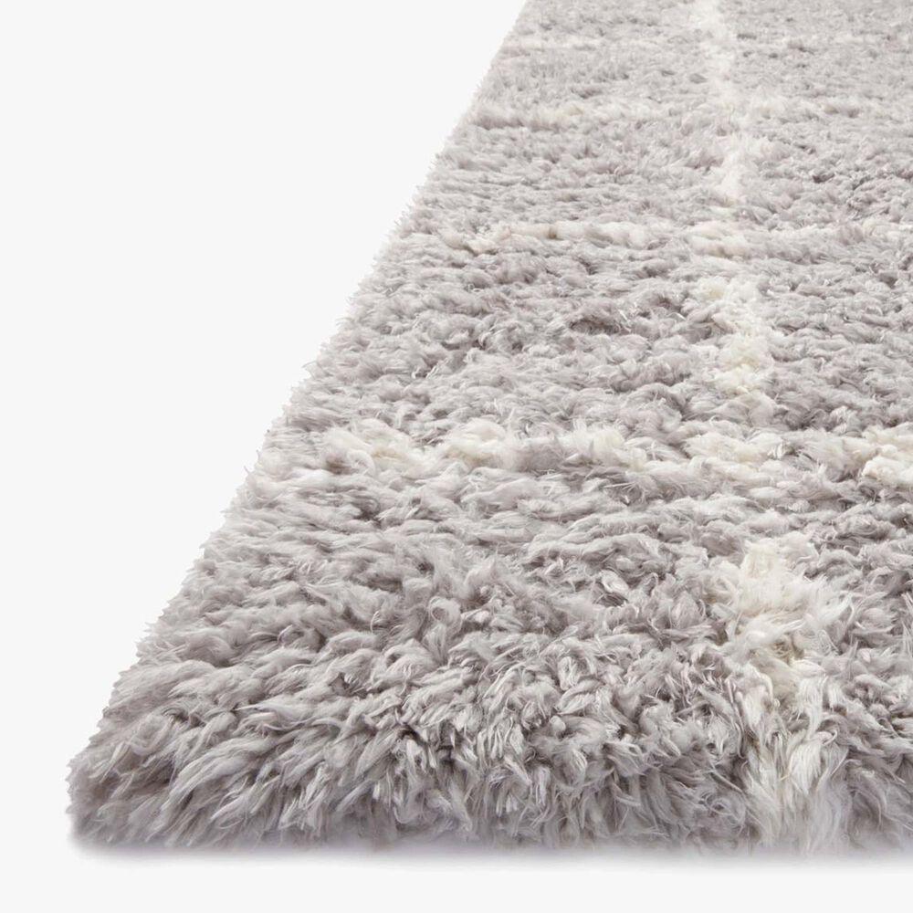 Angela Rose Amira 9&#39;2&quot; x 12&#39;6&quot; Silver and Ivory Area Rug, , large