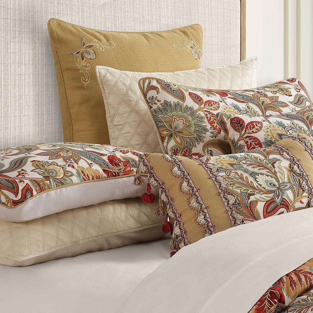 J. Queen New York August 4-Piece King Comforter Set in Multicolor, , large