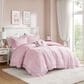 Hampton Park Rowena 4-Piece Full/Queen Comforter Set in Pink, , large