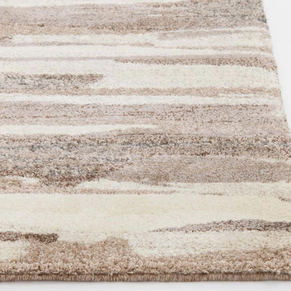 Central Oriental Structures Bryson Buff and Metal 7'10" x 9'10" Area Rug, , large