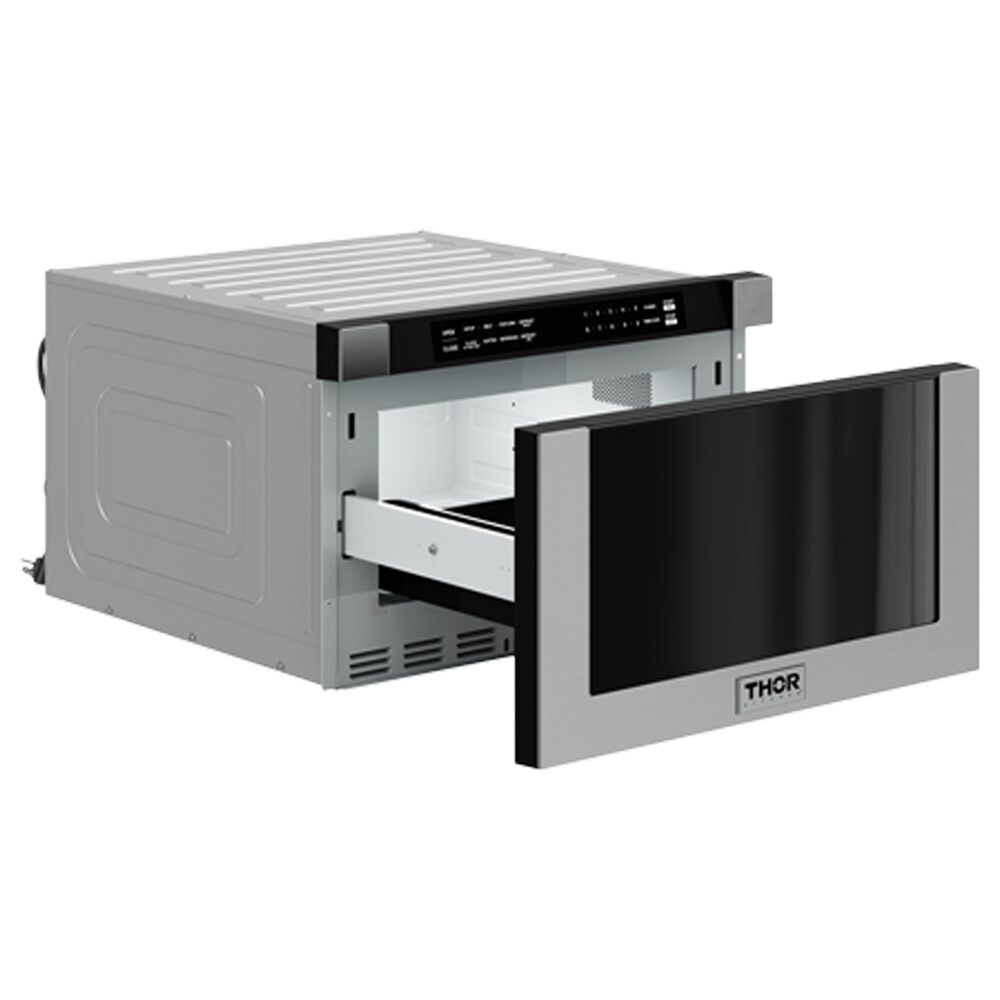 Thor Kitchen 24&quot; Built-in Microwave Drawer in Stainless Steel, , large