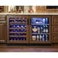 True Residential 5.28 Cu. Ft. Dual Zone Undercounter Wine Cabinet with Left Hinge and Glass Door in Panel Ready, , large