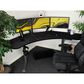 Arozzi Arena Angelo Gaming Desk in Gunmetal (Box 1 of 2), , large