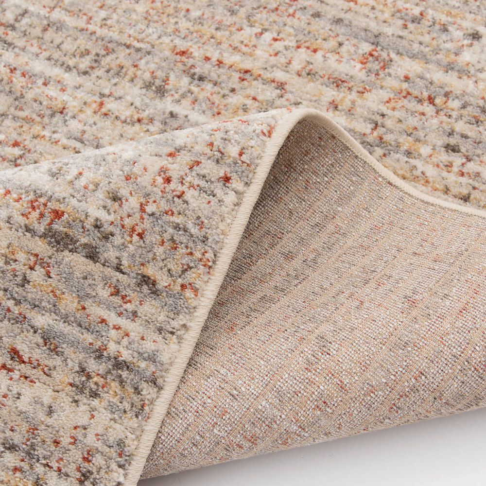 Central Oriental Minerva Mitch 7&#39;10&quot; x 9&#39;10&quot; Storm and Spring Area Rug, , large