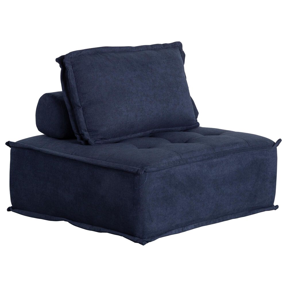 37B Paxton 4-Piece Armless Modular Set in Navy, , large