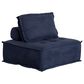37B Paxton 4-Piece Armless Modular Set in Navy, , large