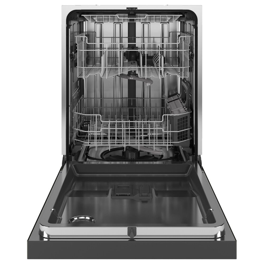 GE Appliances 24&quot; Front Control with Stainless Steel Interior Dishwasher with Sanitize Cycle in Slate, , large