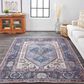 Feizy Percy 7"10" x 9"10" Blue and Gray Area Rug, , large