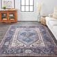 Feizy Percy 7"10" x 9"10" Blue and Gray Area Rug, , large