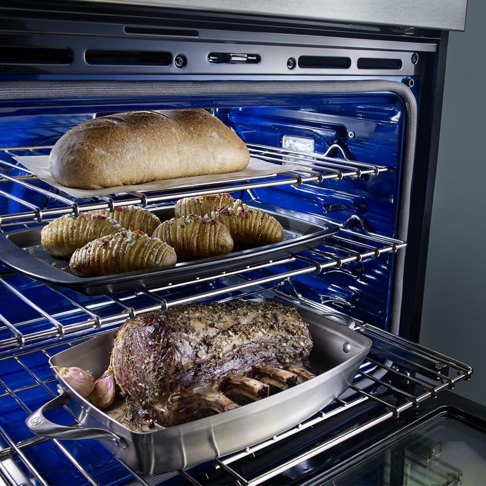 LG 7.3 Cu. Ft. Freestanding Electric Double Oven Range with Ceramic Top in Stainless Steel, , large