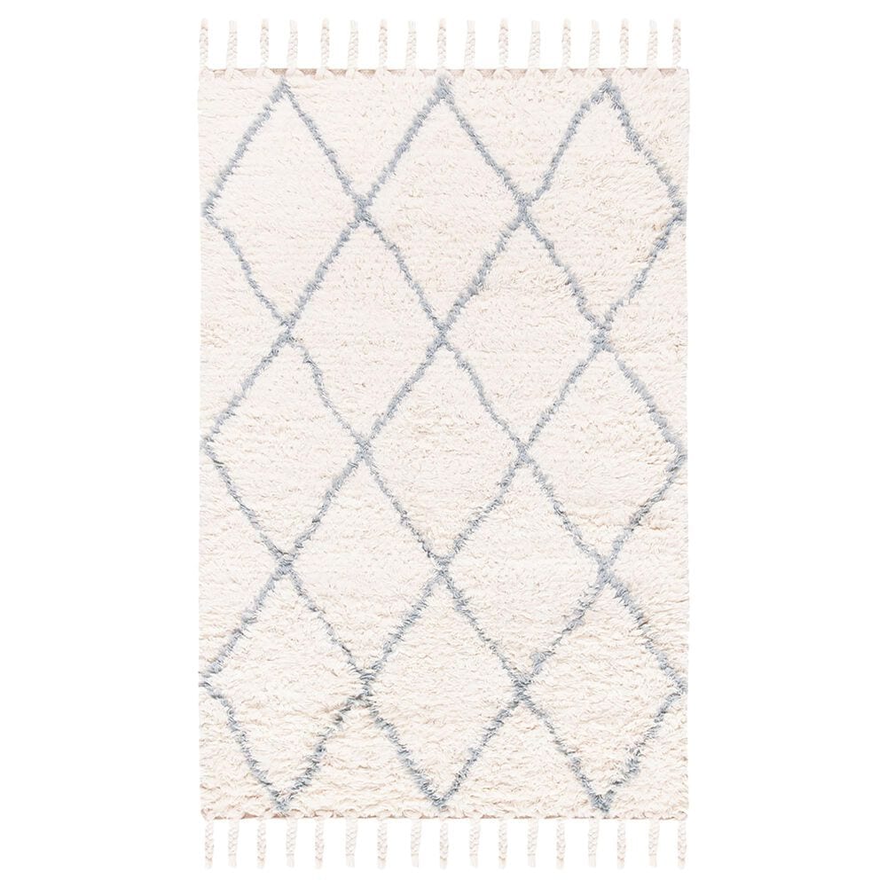 Safavieh Casablanca CSB951M 4' x 6' Blue and Ivory Area Rug, , large