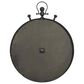 Maple and Jade 39" Wall Clock in Distressed Black and Taupe, , large