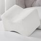 Hampton Park Memory Foam Memory Foam Knee Pillow in White, , large