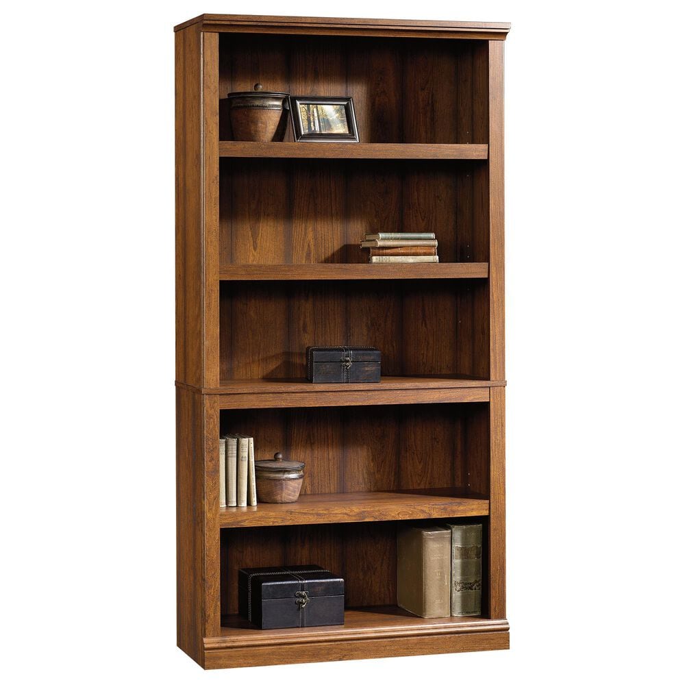 Sauder Miscellaneous Storage 5-Shelf Bookcase in Washington Cherry, , large