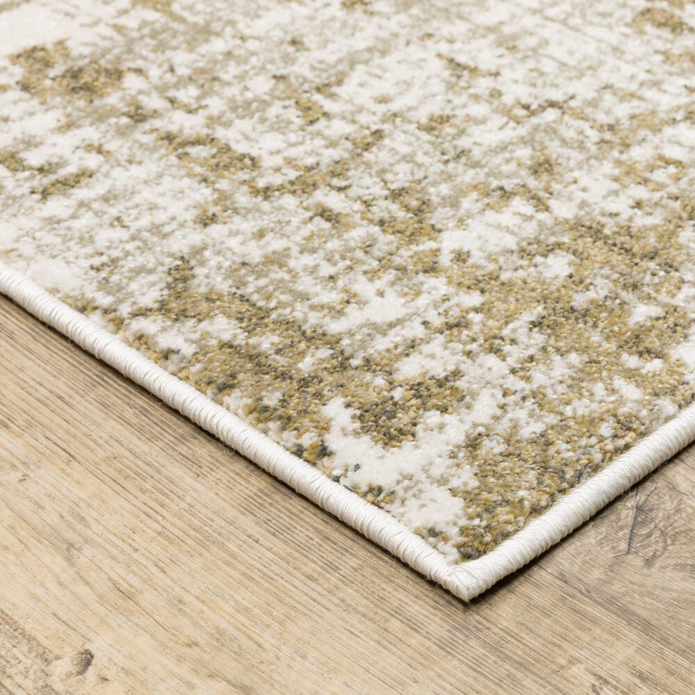 Oriental Weavers Venice Trento 2&#39;3&quot; x 7&#39;6&quot; Beige and Gold Runner, , large