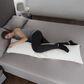 Timberlake Lavish Home Memory Foam Charcoal Body Pillow, , large