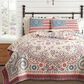 Peking Handicraft Junk Gypsy 3-Piece Full/Queen Quilt Set in Blue and Red, , large