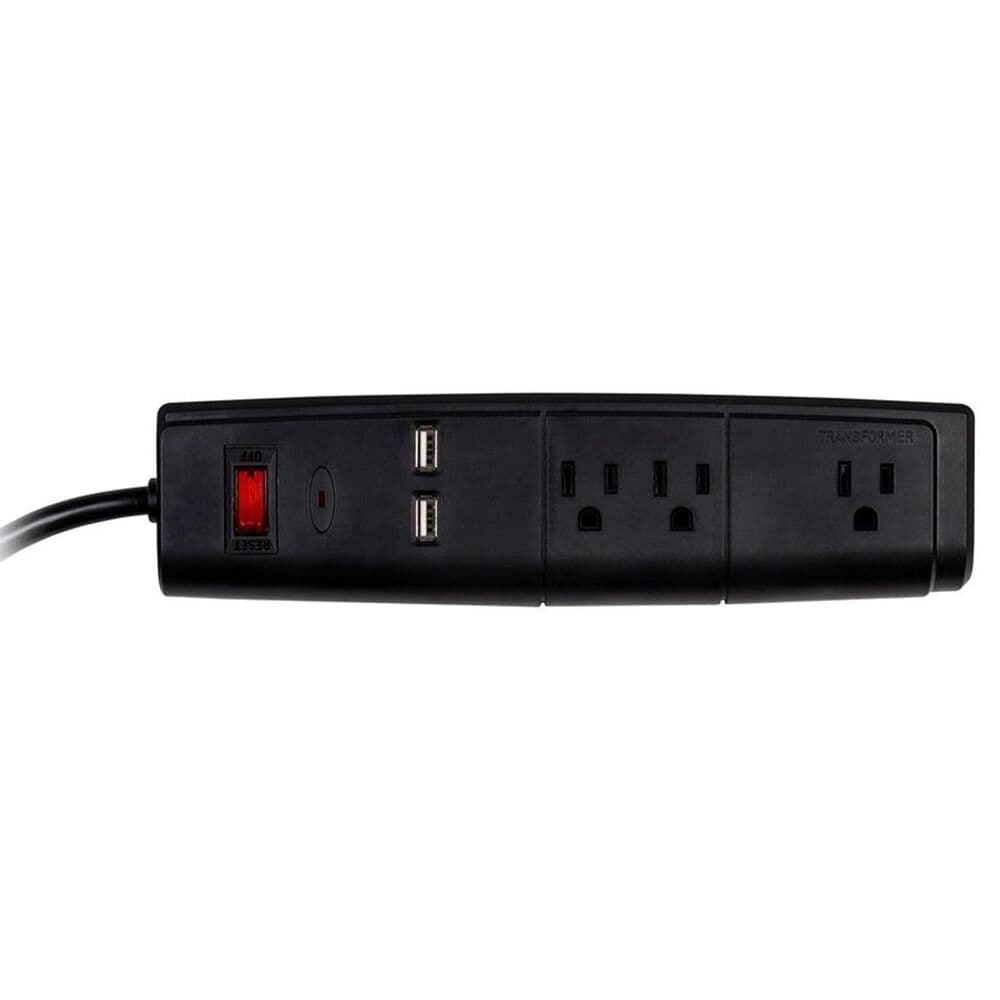 Helios Helios 3 Outlet and 2 USB Surge Protector, , large