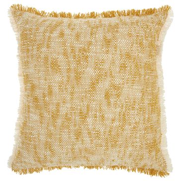 Nourison Life Styles 20" x 20" Pillow in Mustard, Yellow, large