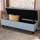 Baxton Studio Brette Storage Bench Ottoman in Blue, , large