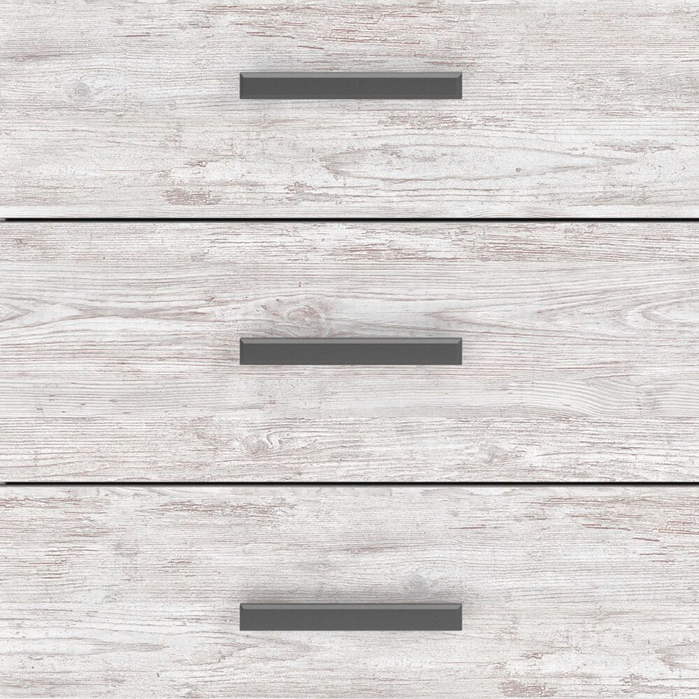 Ashley Cayboni 6 Drawer Dresser and Mirror in Whitewash, , large