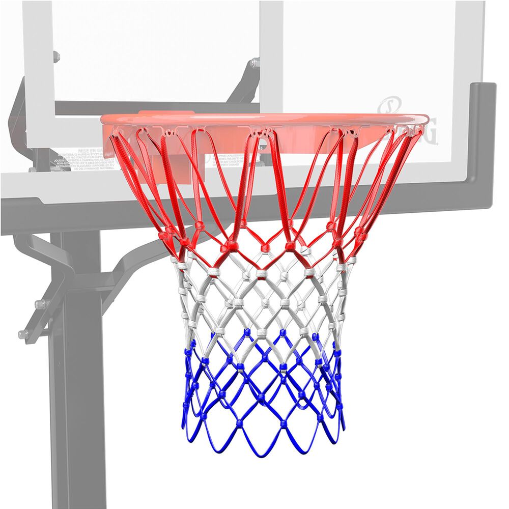 Spalding Red, White, Blue Basketball Net NFM