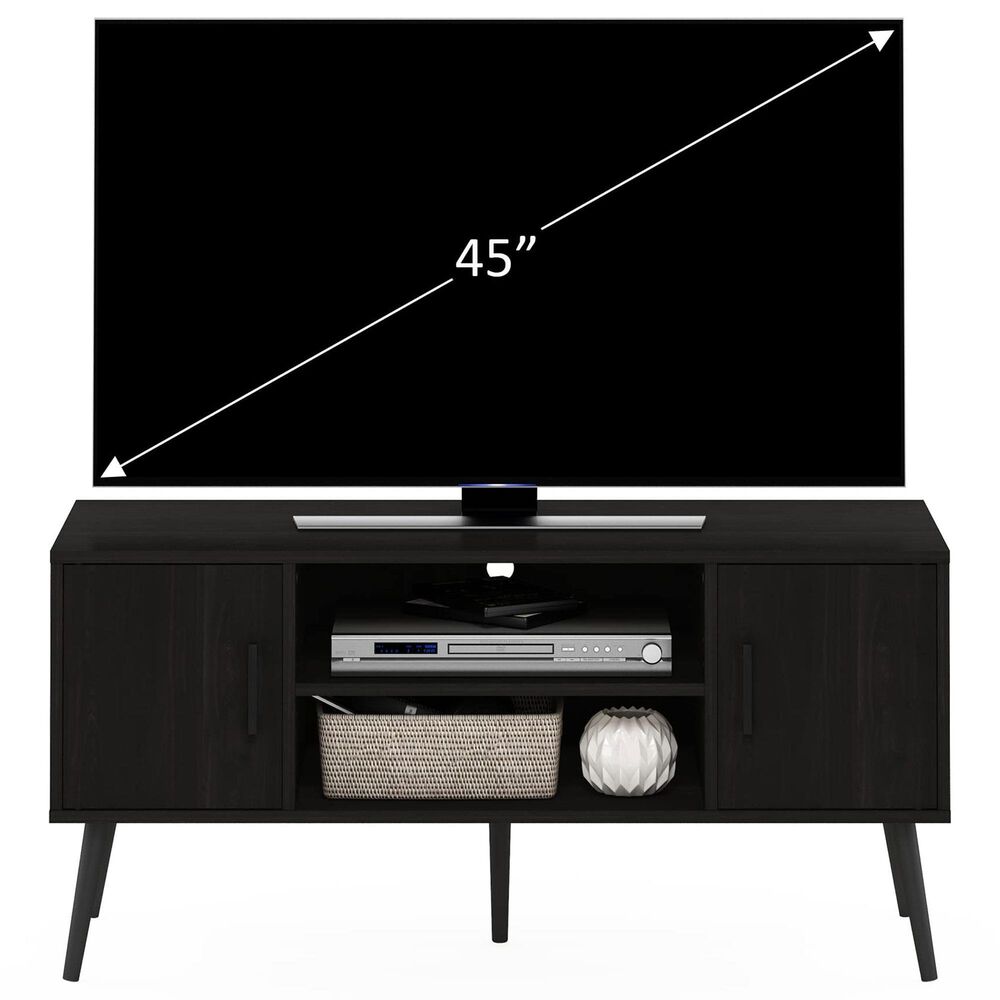 HOMLUX 43.3" TV Stand with 2-Door in Espresso, , large