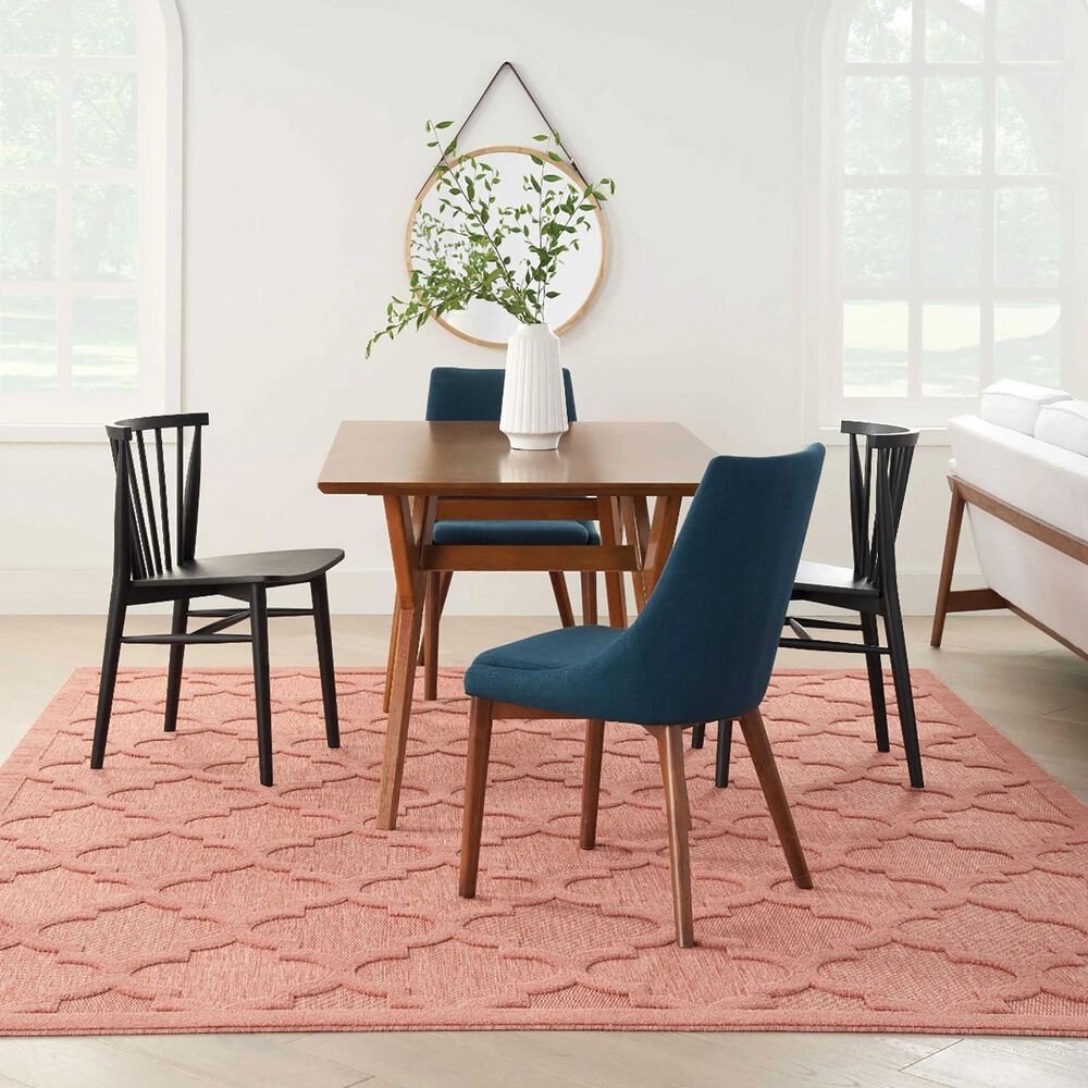 Nourison Easy Care 8&#39; x 10&#39; Coral and Orange Indoor/Outdoor Area Rug, , large