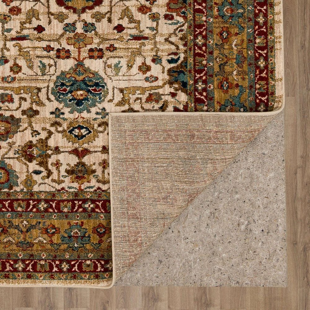 Karastan Spice Market Keralam Cream 5'3" x 7'10" Area Rug, , large