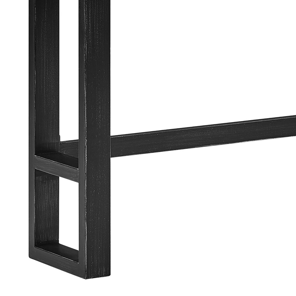 Linden Boulevard Haywood Sofa Bar Table in Brown and Gunmetal, , large