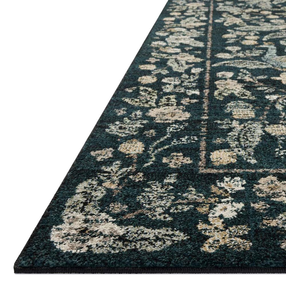 Rifle Paper Co. x Loloi Laurel Peacock Garden 6&#39;6&quot; x 9&#39;2&quot; Navy Area Rug, , large