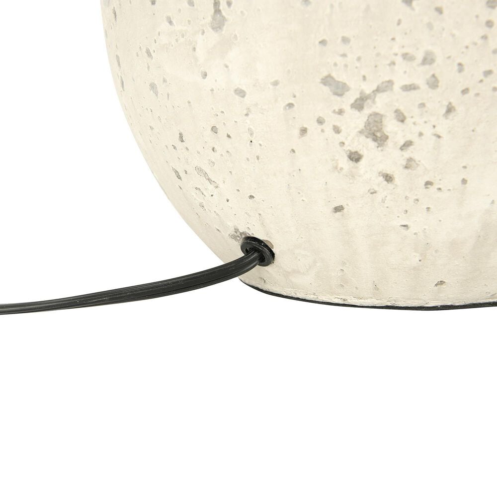 Creative Coop Cement Table Lamp in Distressed White, , large