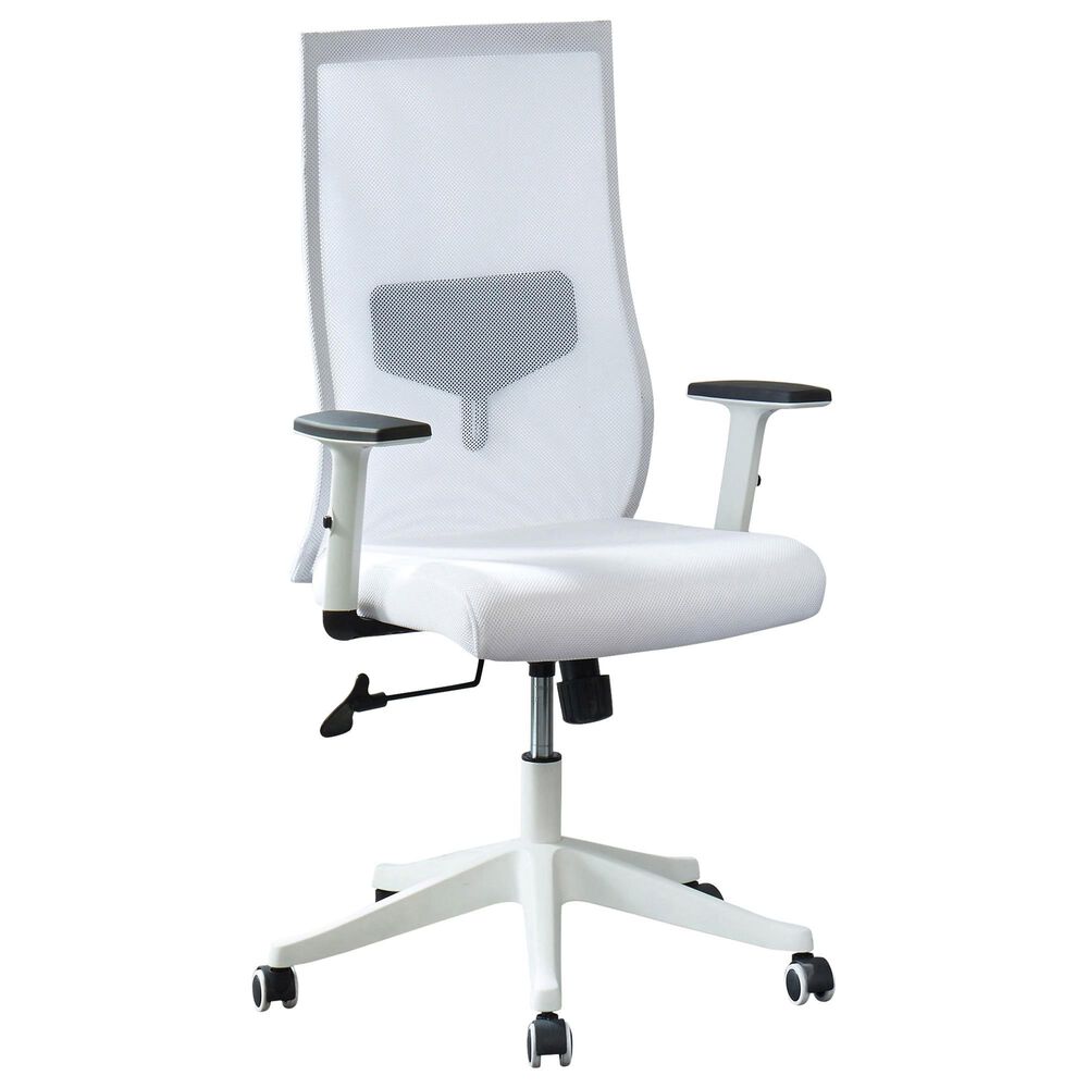 Furniture of America Waters Office Chair in White, , large