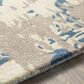 Surya Banshee 10" Square Blue, Ivory and Light Brown Area Rug, , large