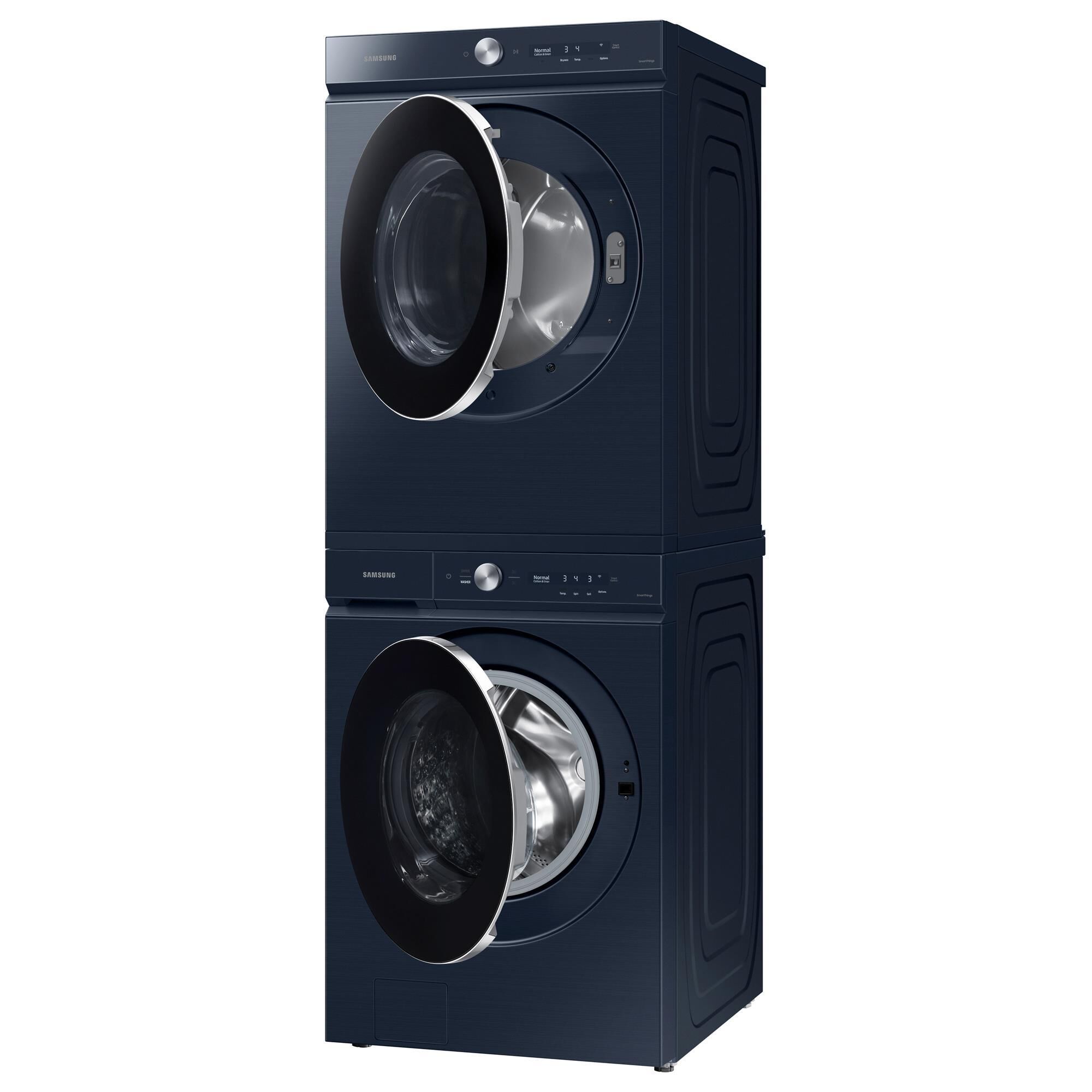 Samsung stacked electric online laundry pair