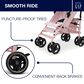 Delta Classic Stroller in Pink Stripes, , large