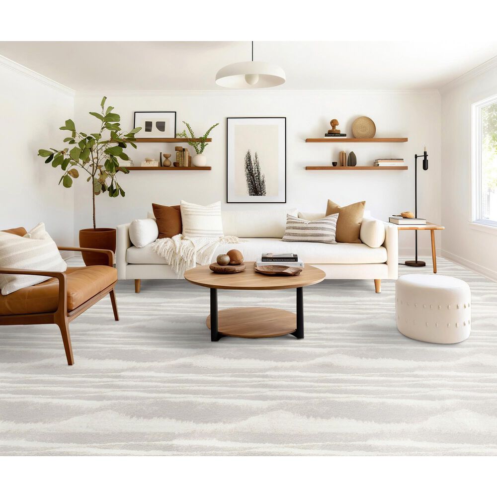 Stanton Illusionist Vanishing Point Carpet in Pearl, , large