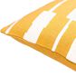 Surya Jason Wu 20" Square Throw Pillow in Cream and Saffron, , large
