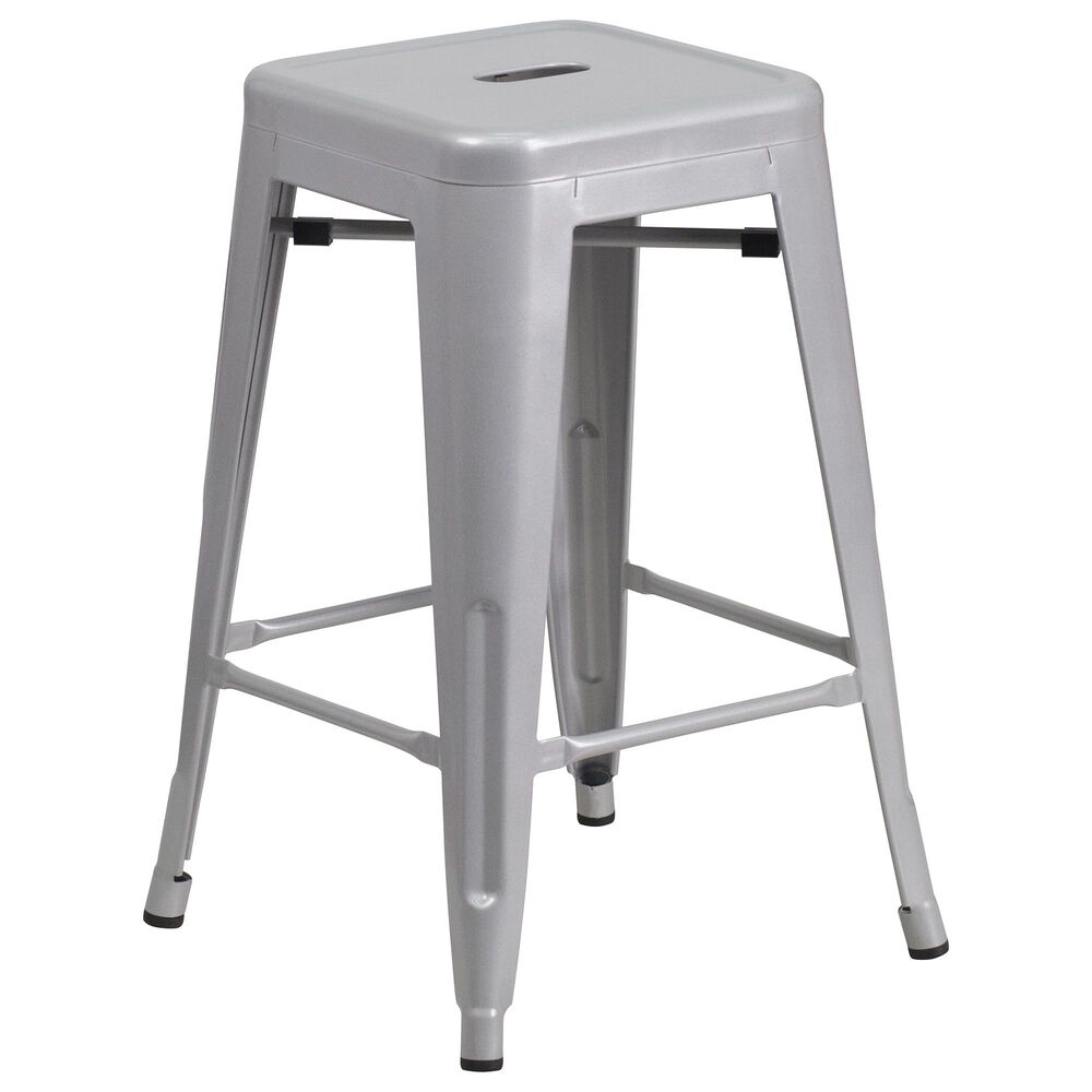 Flash Furniture 24" Counter Stool in Gray, , large