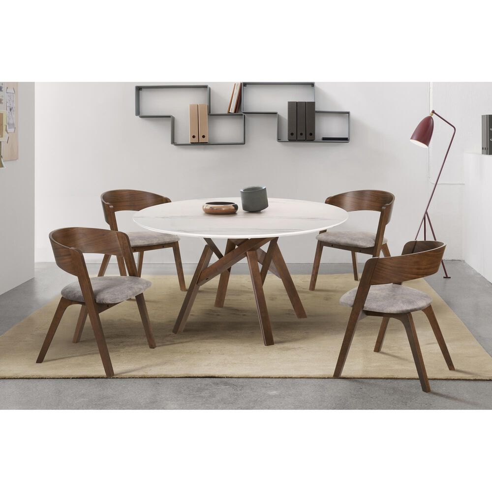 Blue River Jackie Dining Chair in Walnut &#40;Set of 2&#41;, , large