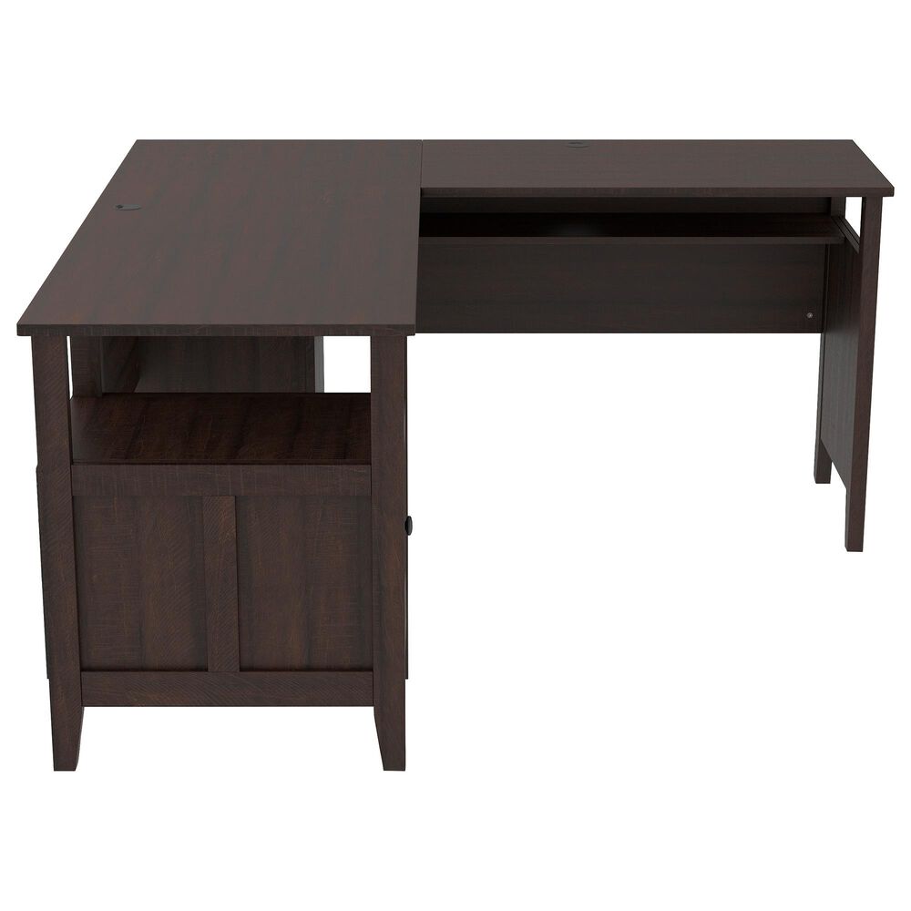 Ashley Camiburg L-Shaped Desk in Warm Brown, , large