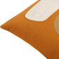 Surya Jason Wu 20" Square Throw Pillow in Camel, Brown and Off-White, , large